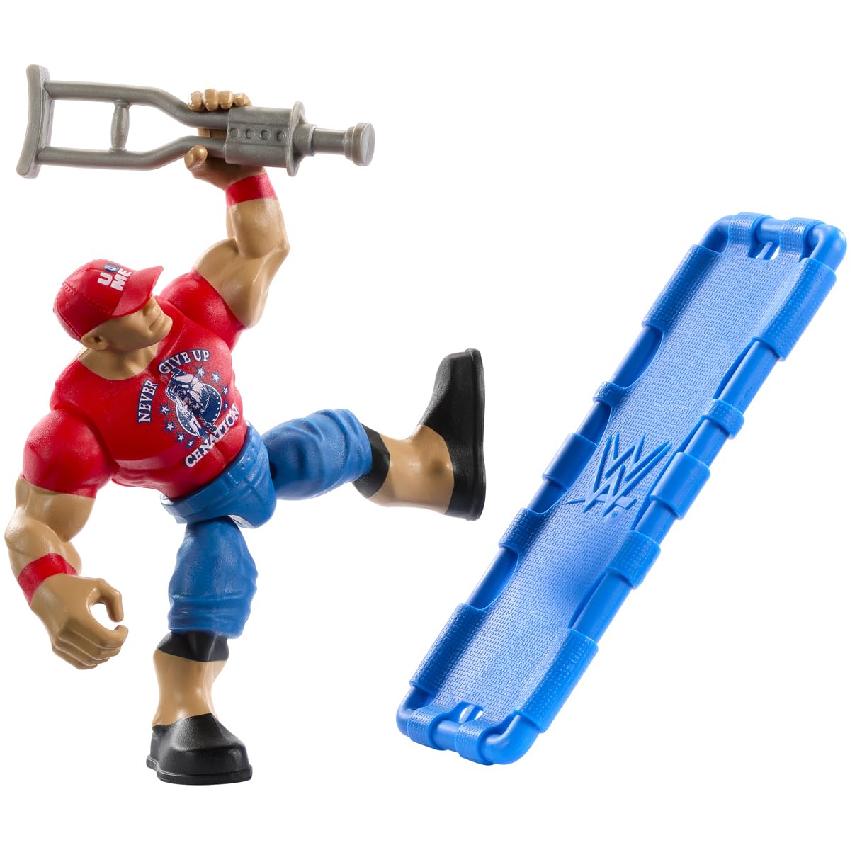 WWE Knuckle Crunchers Figure 10 cm John Cena Figures + Accessory