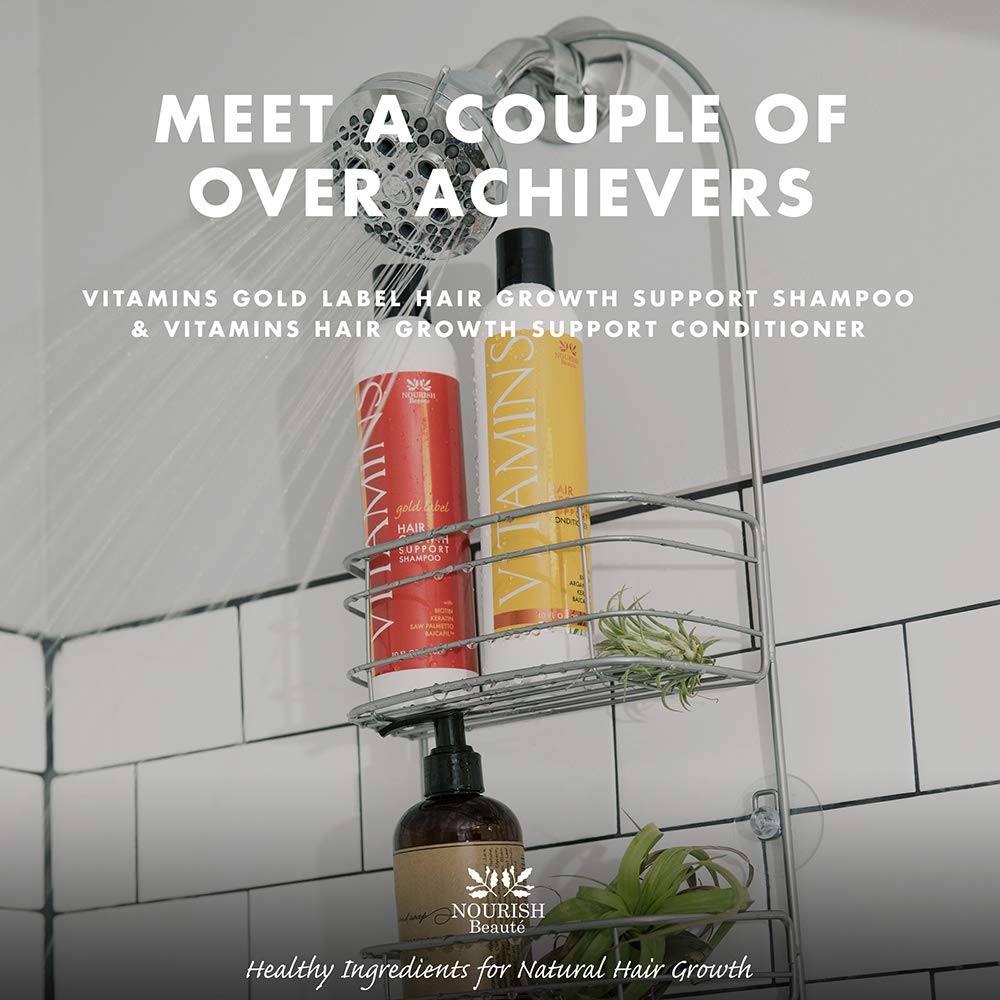 Nourish Beaute Hair Growth Conditioner with Biotin & DHT Blockers – Promotes Regrowth, Volume & Thickness for Men & Women, 1 Pack