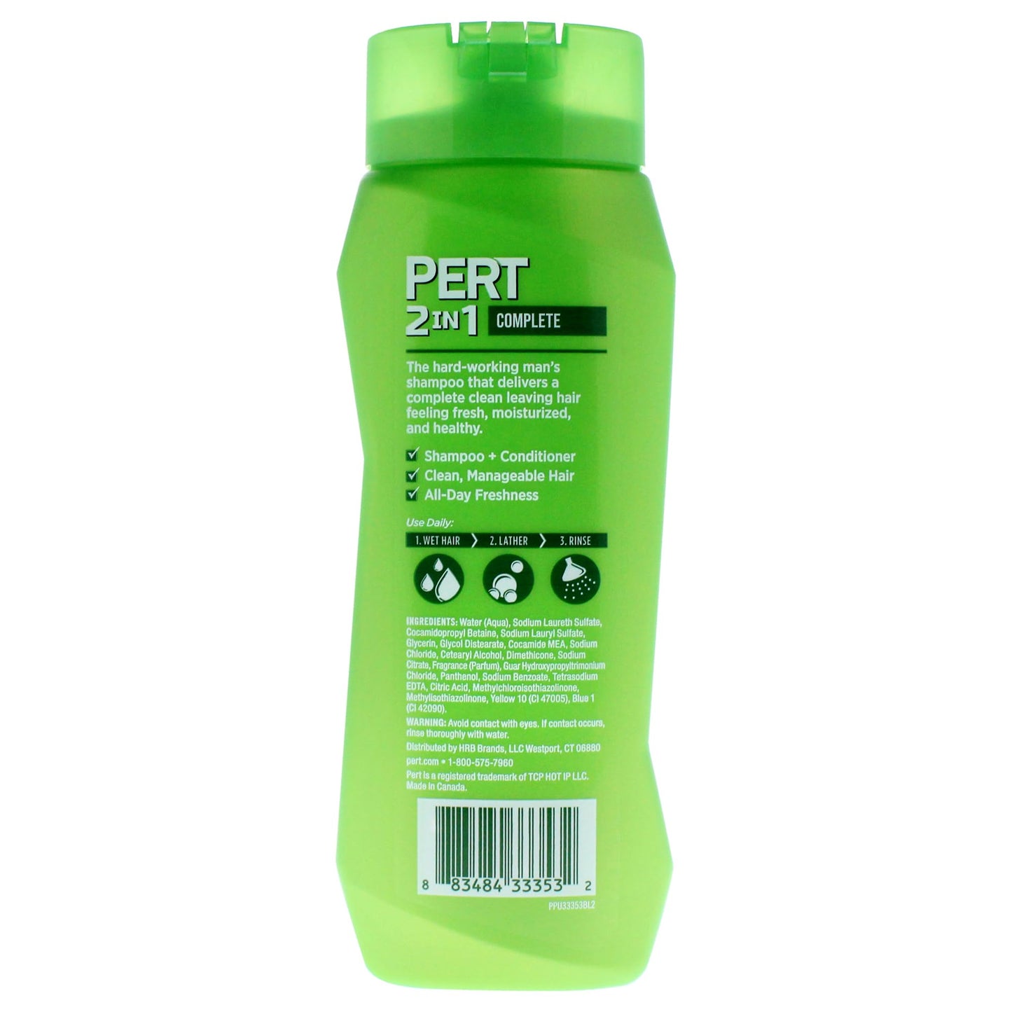 Pert Plus 2-in-1 Shampoo Plus Conditioner, Normal Hair 13.50 oz