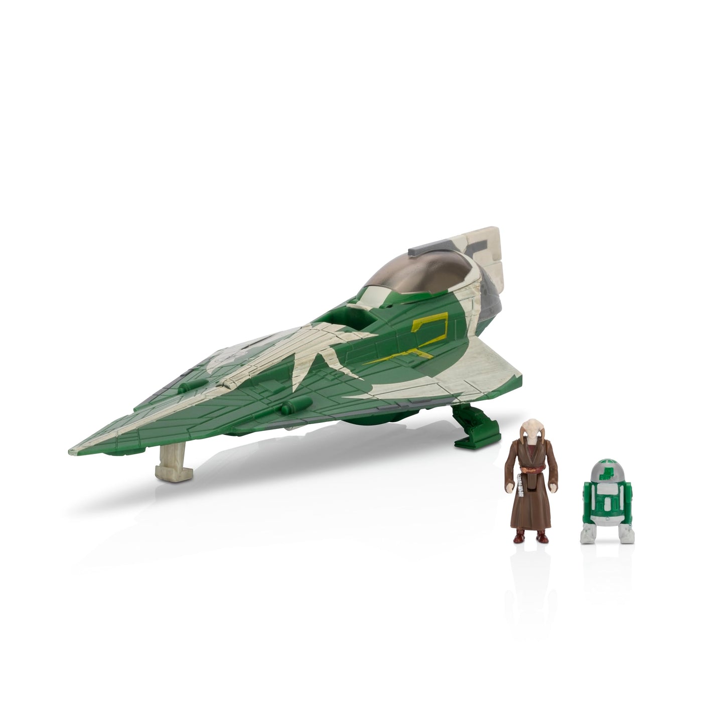 Star Wars Micro Galaxy Squadron Jedi Starfighter Mystery Bundle - 5-Inch Vehicle and 2.5-Inch Vehicle with Micro Figure Accessories