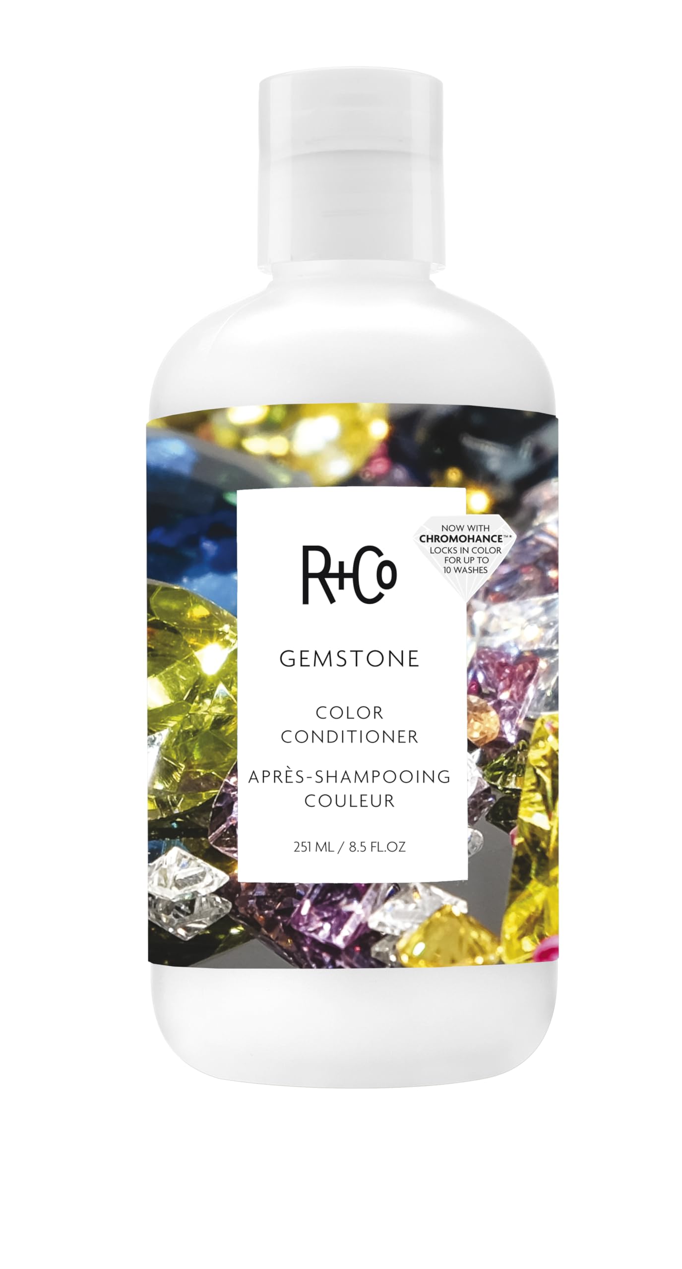 R+Co Gemstone Color Conditioner | Prolonged Color Vibrancy, Repairs + Nourishes Hair | Vegan + Cruelty-Free | 8.5 Oz