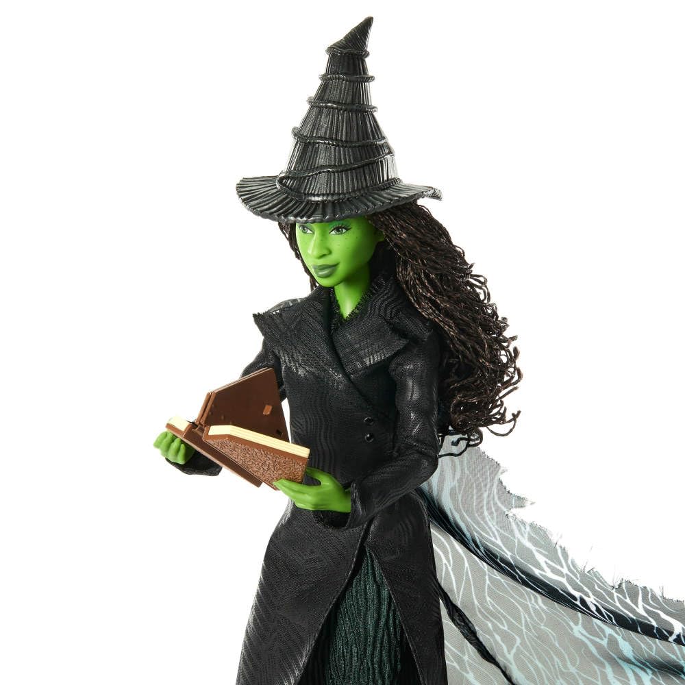 Mattel Universal Pictures' Wicked: for Good Deluxe Elphaba Fashion Doll with Removable Outfit & 4 Accessories, Inspired by The Movie