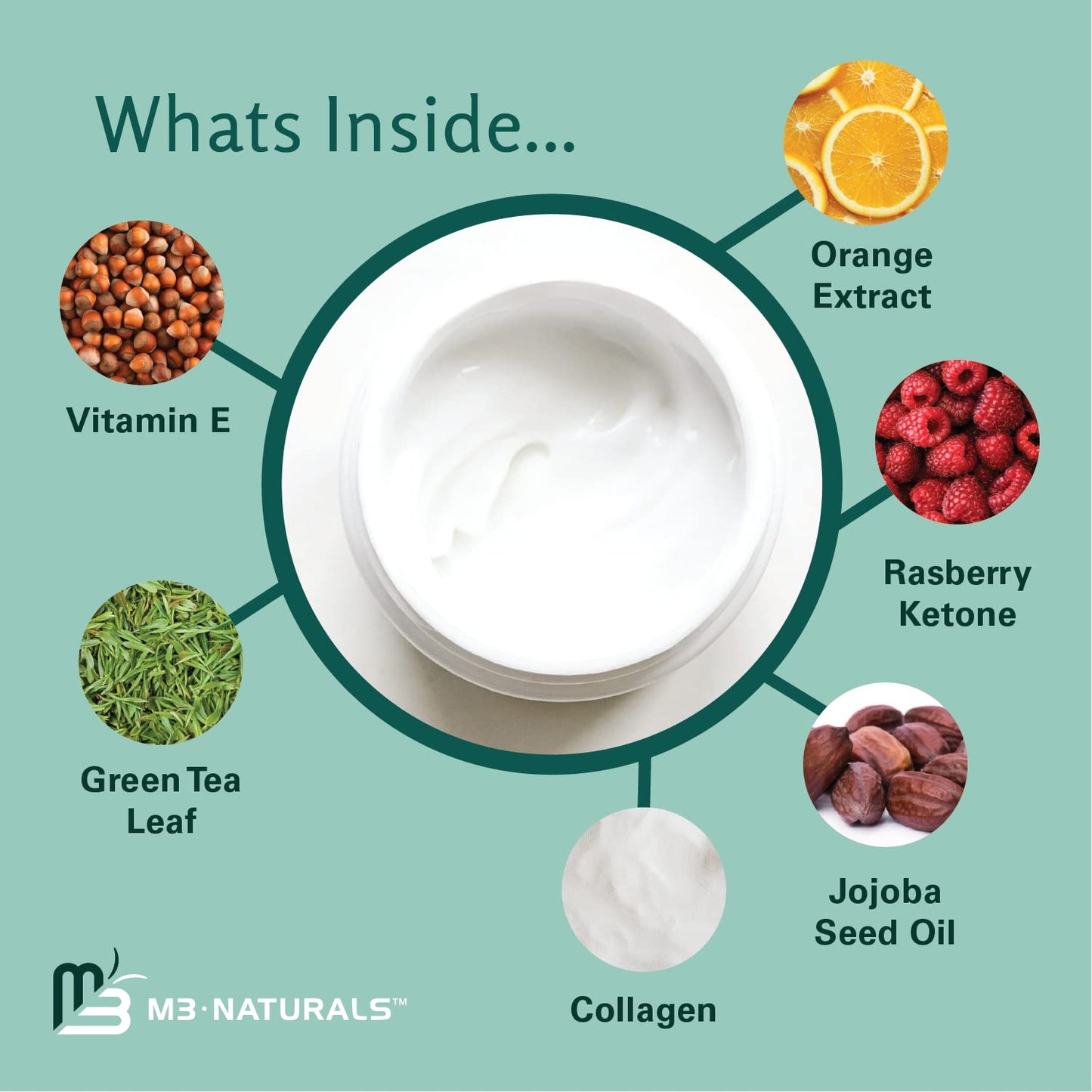 M3 Naturals Stretch Mark Cream with Collagen & Stem Cells – Green Tea & Raspberry Ketones Scar Remover & Maternity Skin Oil, 2oz