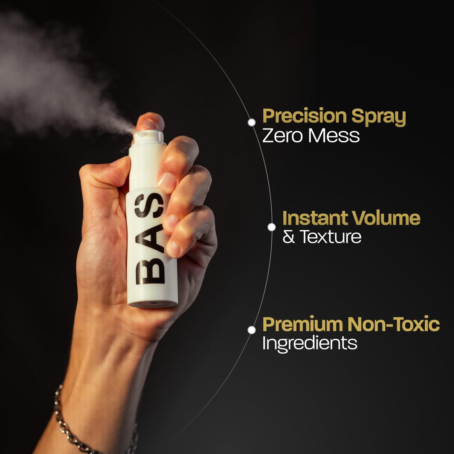 Bodyworks Hair Texturizing Powder – Lightweight Volumizing Styling Powder with Matte Finish & Medium Hold for Short to Medium Hair, 1.69oz