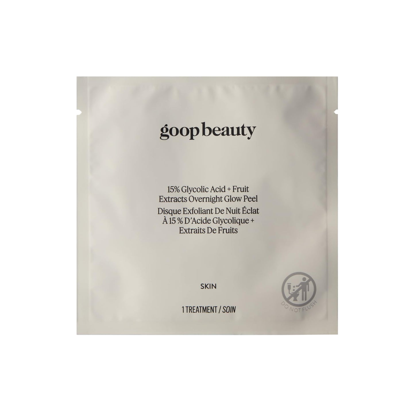 goop Beauty 15% Glycolic Acid Exfoliating Pads – Professional Peel-Inspired, Refines & Smooths Skin, Paraben & Silicone Free, 4 Pack