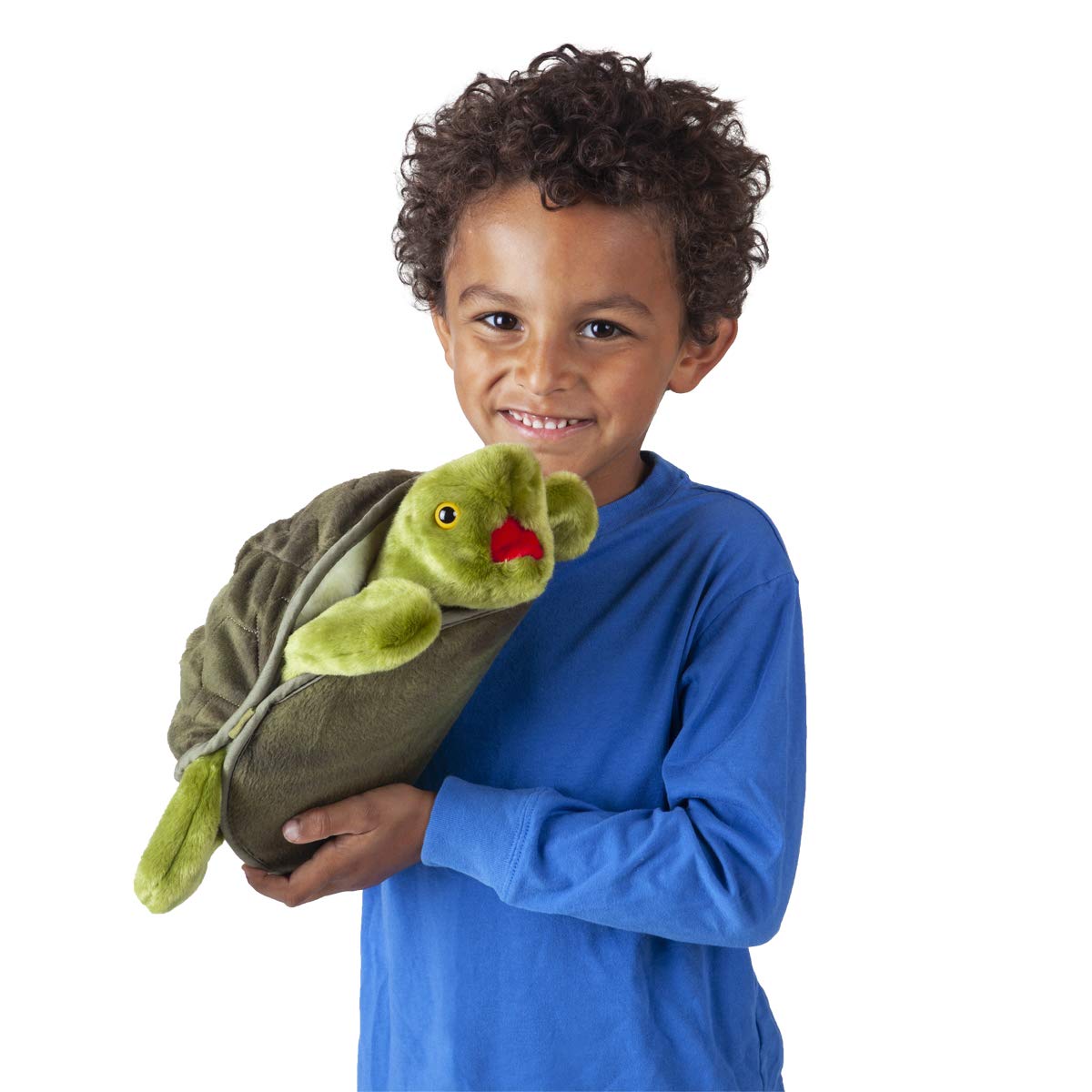 Folkmanis Turtle Plush Hand Puppet, 8"