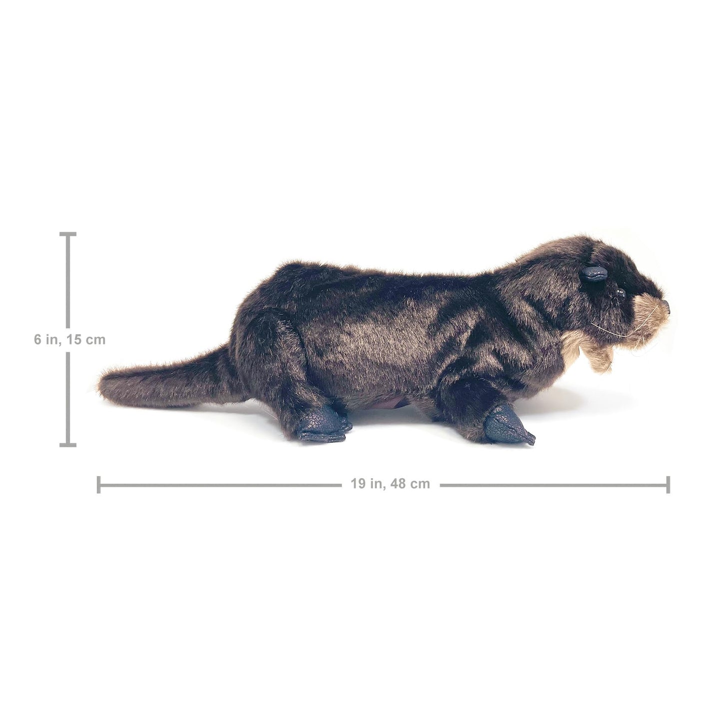 Folkmanis River Otter Hand Puppet, Brown, 1 EA