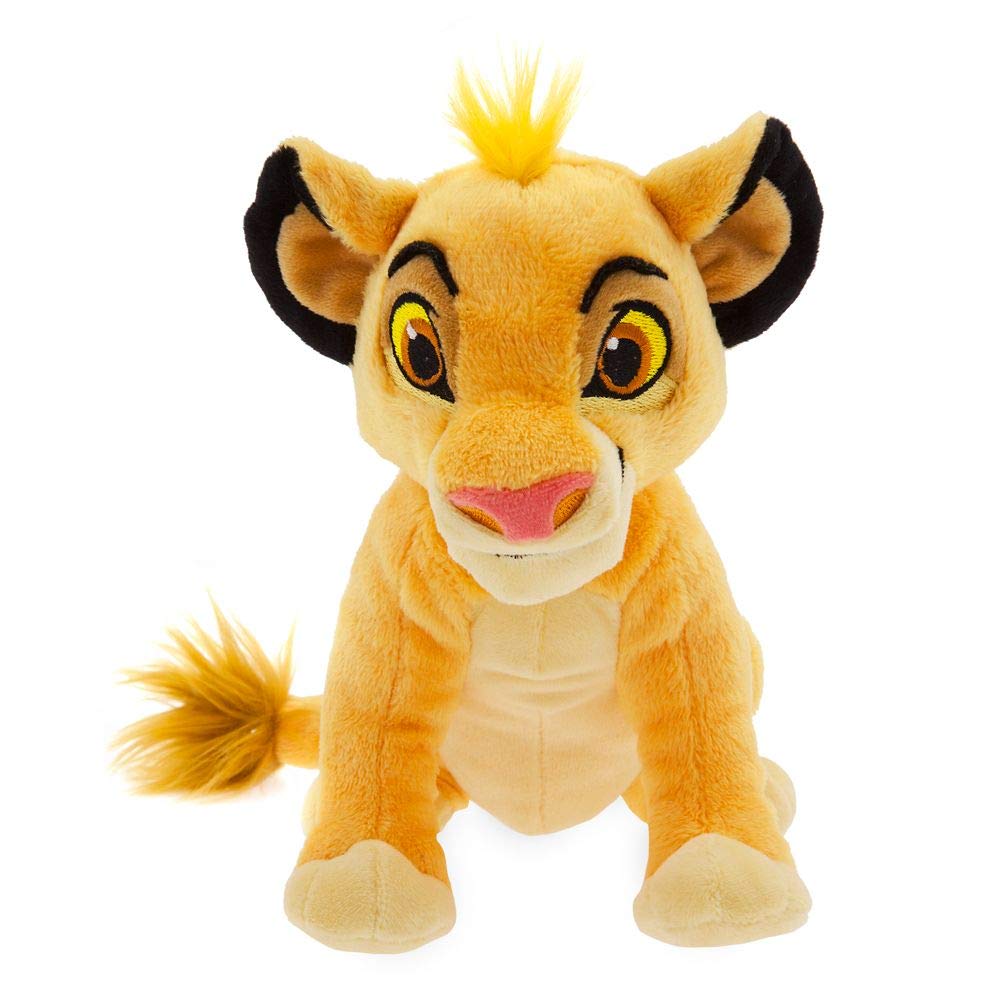 Disney Store Simba Mini Bean Bag Plush – Cute Stuffed Animal with Embroidered Details & Bean Bag Bottom – Plush Toy for Kids