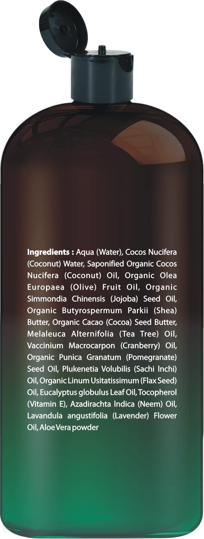 First Botany Natural Body Wash – Tea Tree & Eucalyptus, Fights Odor, Acne, Eczema, Athlete’s Foot, Dandruff, Jock Itch – 16oz