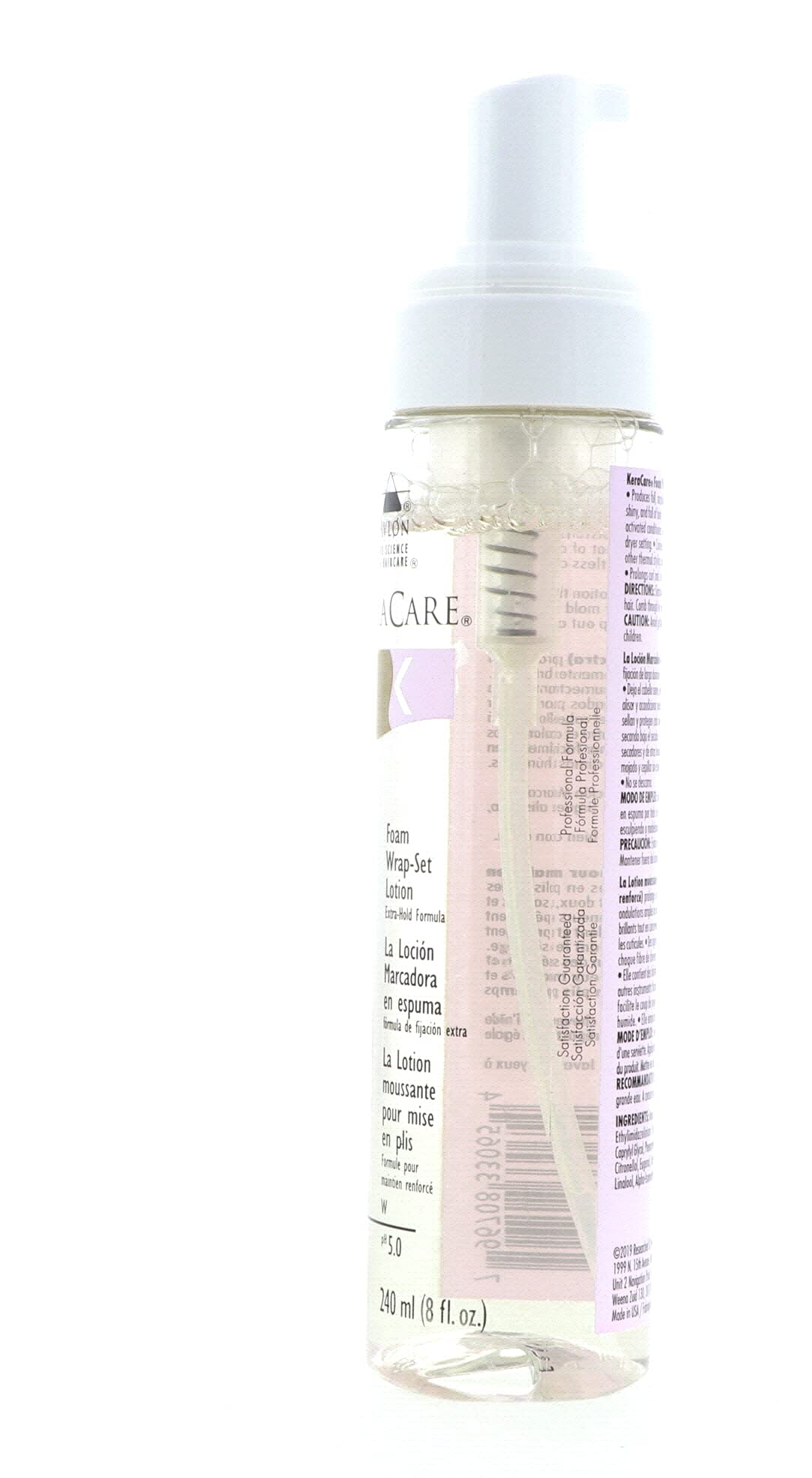 Avlon Kera Care Foam Wrap-Set Lotion Extra Hold 8oz