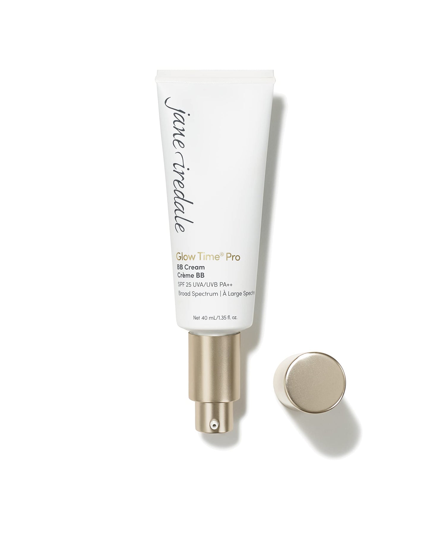 jane iredale Glow Time Pro BB Cream | Weightless Blemish Concealer | SPF 25 Broad Spectrum Sun Protection | Light with Neutral Gold/Peach Undertones