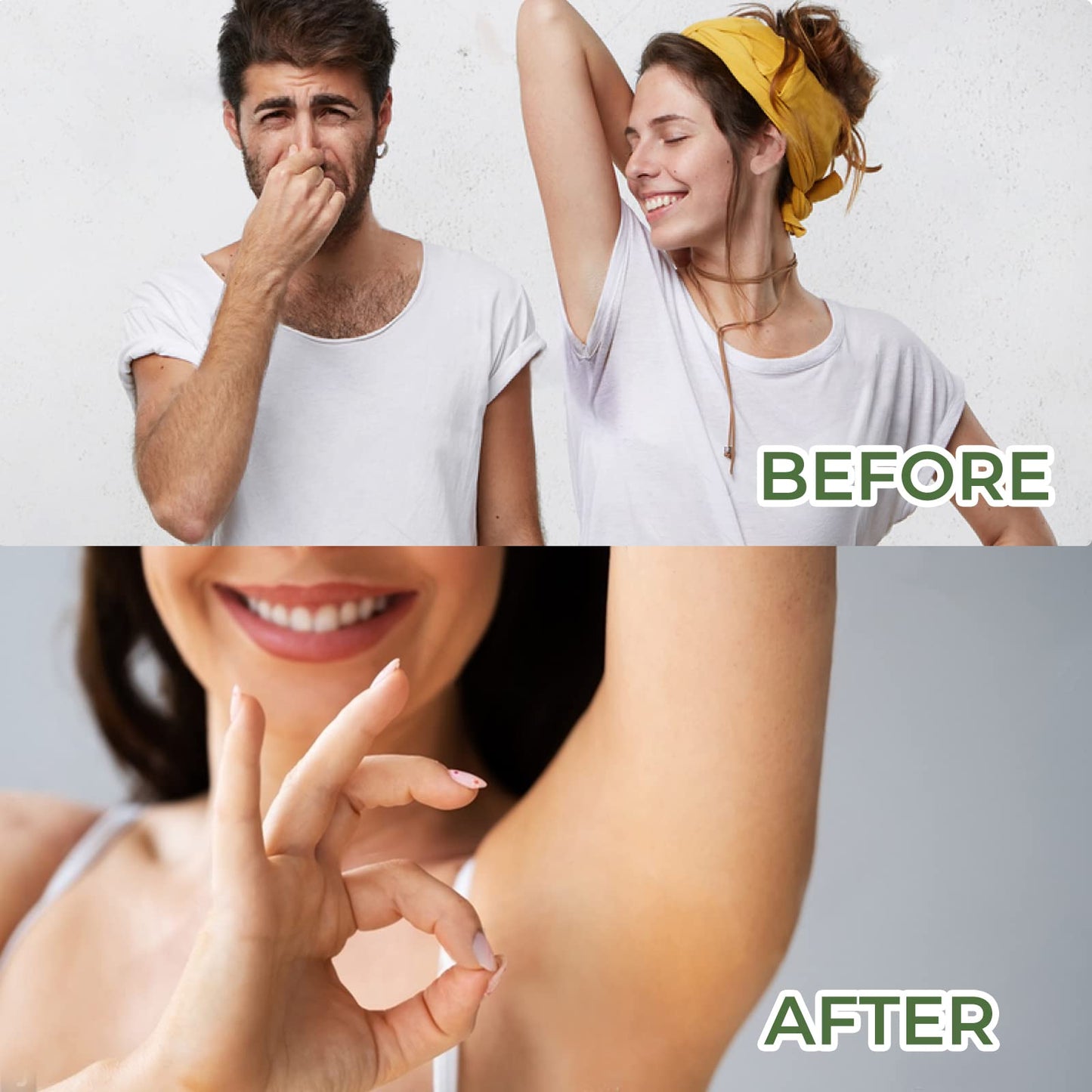 Armpit Detox Scrub 8.8oz – Peppermint, Aloe & Walnut Shell Powder, Deep Cleanse & Exfoliate Underarms, Legs, Feet, Hands, Body