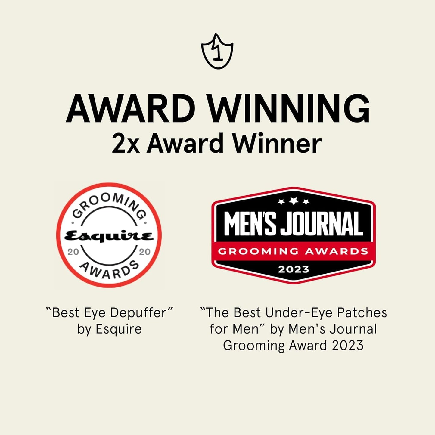 BRO MASK Under Eye Patches for Men – Cooling Hydrogel Pads with Bakuchiol, Caffeine & Niacinamide for Dark Circles, Puffiness & Eye Bags (6 Pairs)