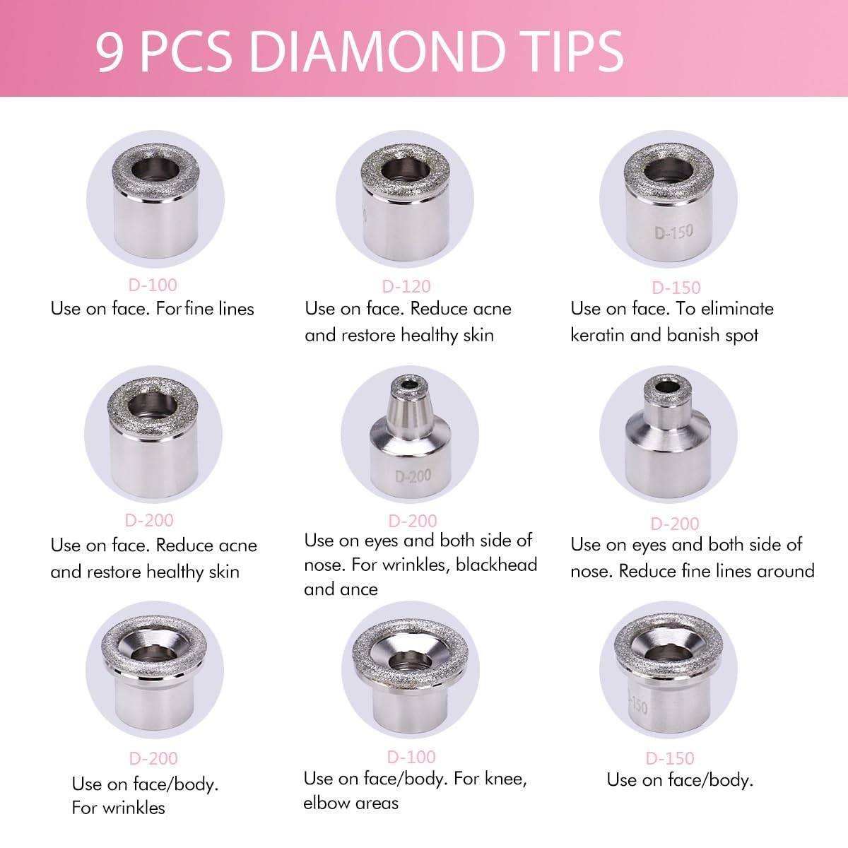 【3 IN 1 】Microdermabrasion Machine, Beauty Star Professional Diamond Dermabrasion Facial Devices at Home