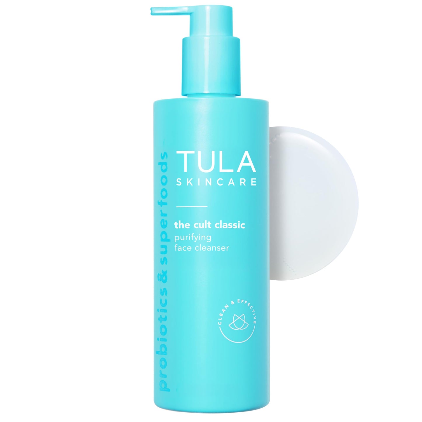 TULA Skin Care Cult Classic Purifying Face Cleanser - Jumbo, Gentle and Effective Face Wash, Makeup Remover, Nourishing and Hydrating, 11.8 oz.