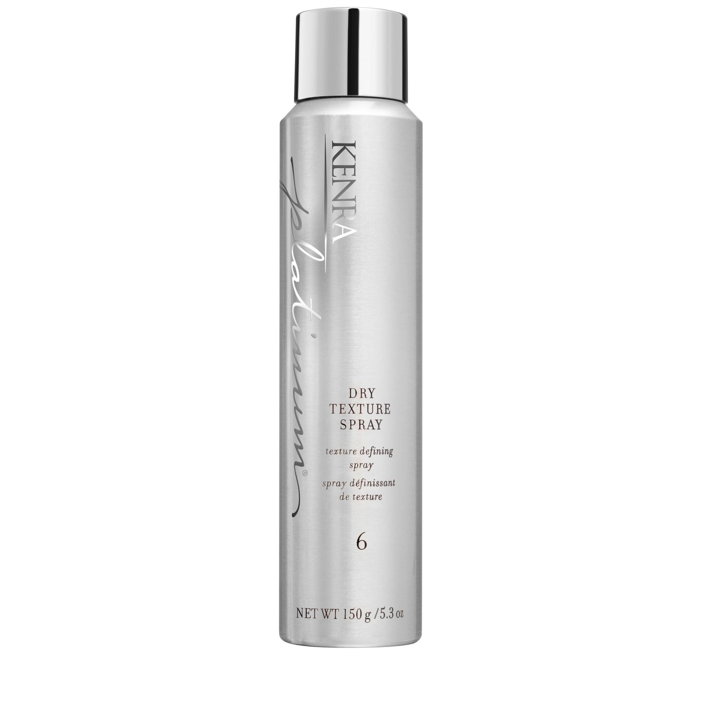 Kenra Platinum Dry Texture Spray 6 | Lightweight Texture & Volume Booster | Absorbs Oil, Adds Fullness & Definition | All Hair Types, 5.3 oz