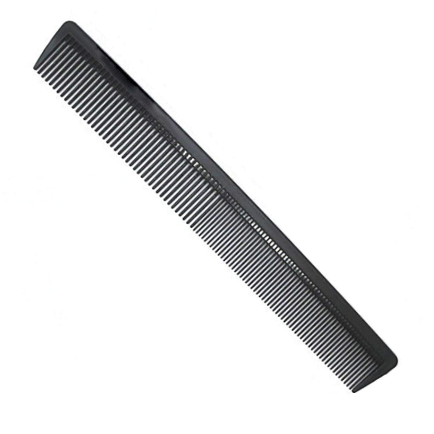Professional Black Carbon Fiber Teasing Comb, Fine and Wide Tooth Hair Barber Comb For All Hair Types