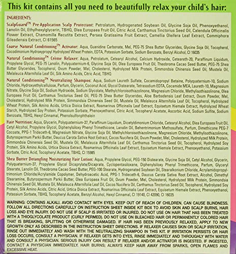 Kids Originals by Africa's Best No-Lye Conditioning Relaxer System for Coarse Hair | Enriched with Olive Oil, Shea Butter & Vitamin E