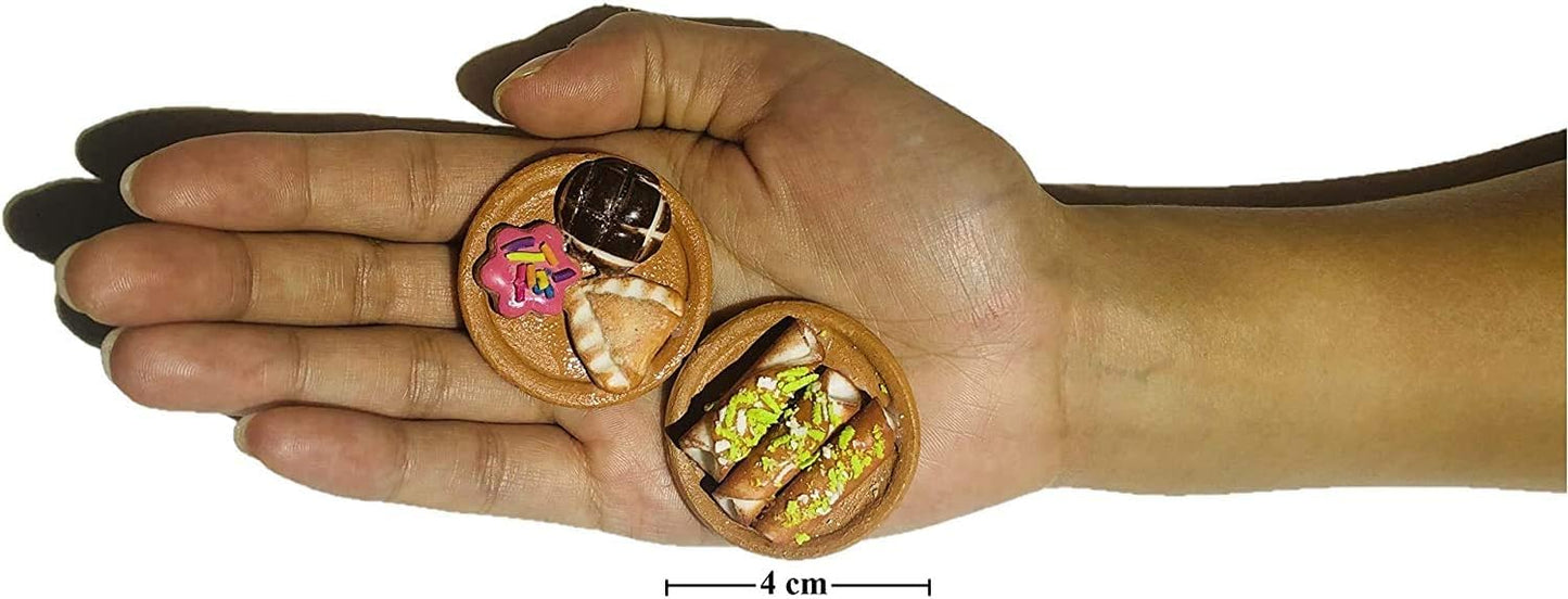 JDProvisions Miniature Mexican Fiesta Clay Pretend Food Decorations Arts Day of The Dead Offerings Dia De Los Muertos Ofrendas Cinco de Mayo (5)