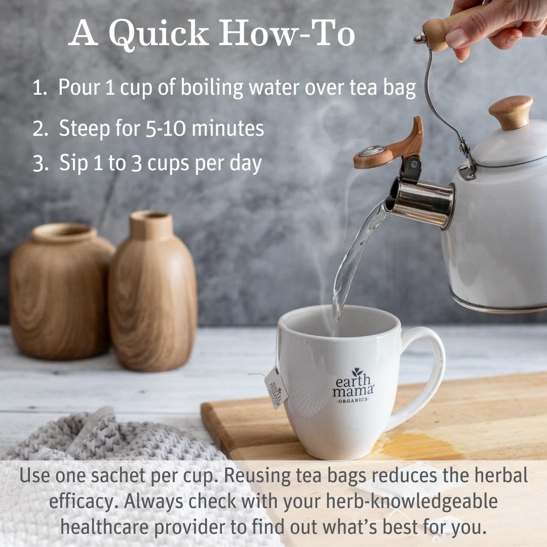 Earth Mama Postpartum Recovery Gift Set for Mom – Organic Self-Care, Nipple Butter, Perineal Spray, Sitz Bath & Tea, 7-Piece