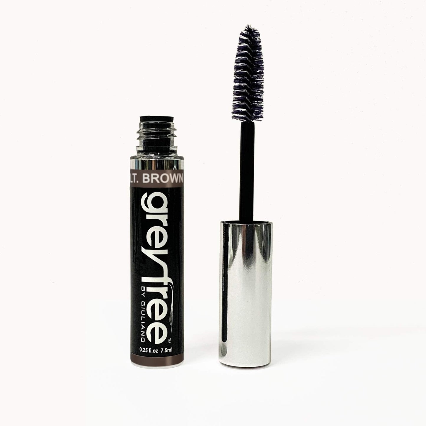 Root touch up, temporary hair color to cover gray hairlines, eyebrows, Mustache & Beards Greyfree 2 PACK (LIGHT BROWN)