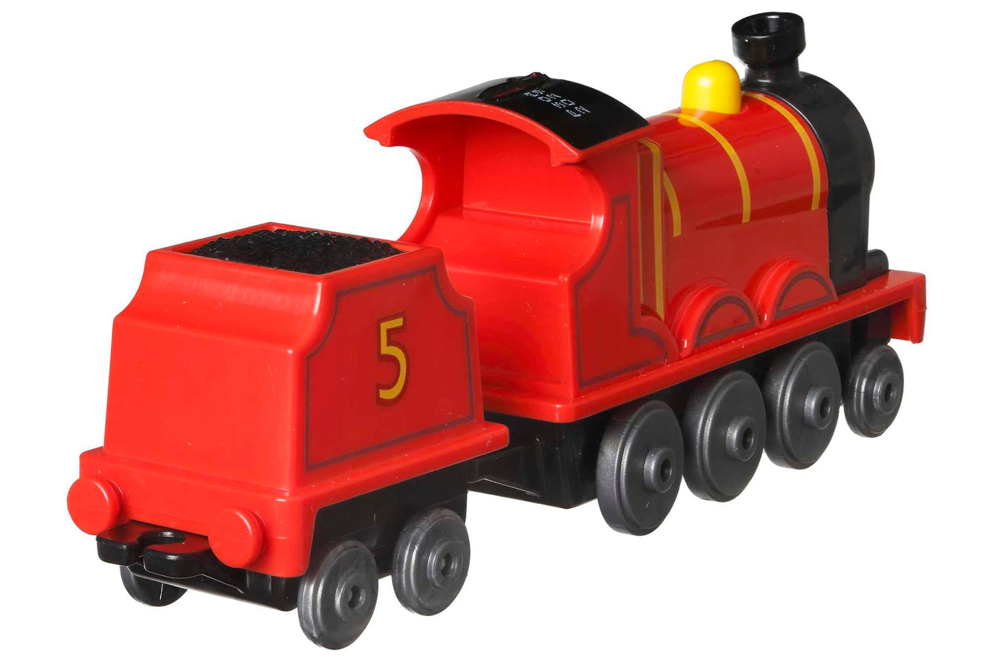 Thomas & Friends Fisher-Price die-cast Push-Along James Toy Train Engine for Preschool Kids Ages 3+