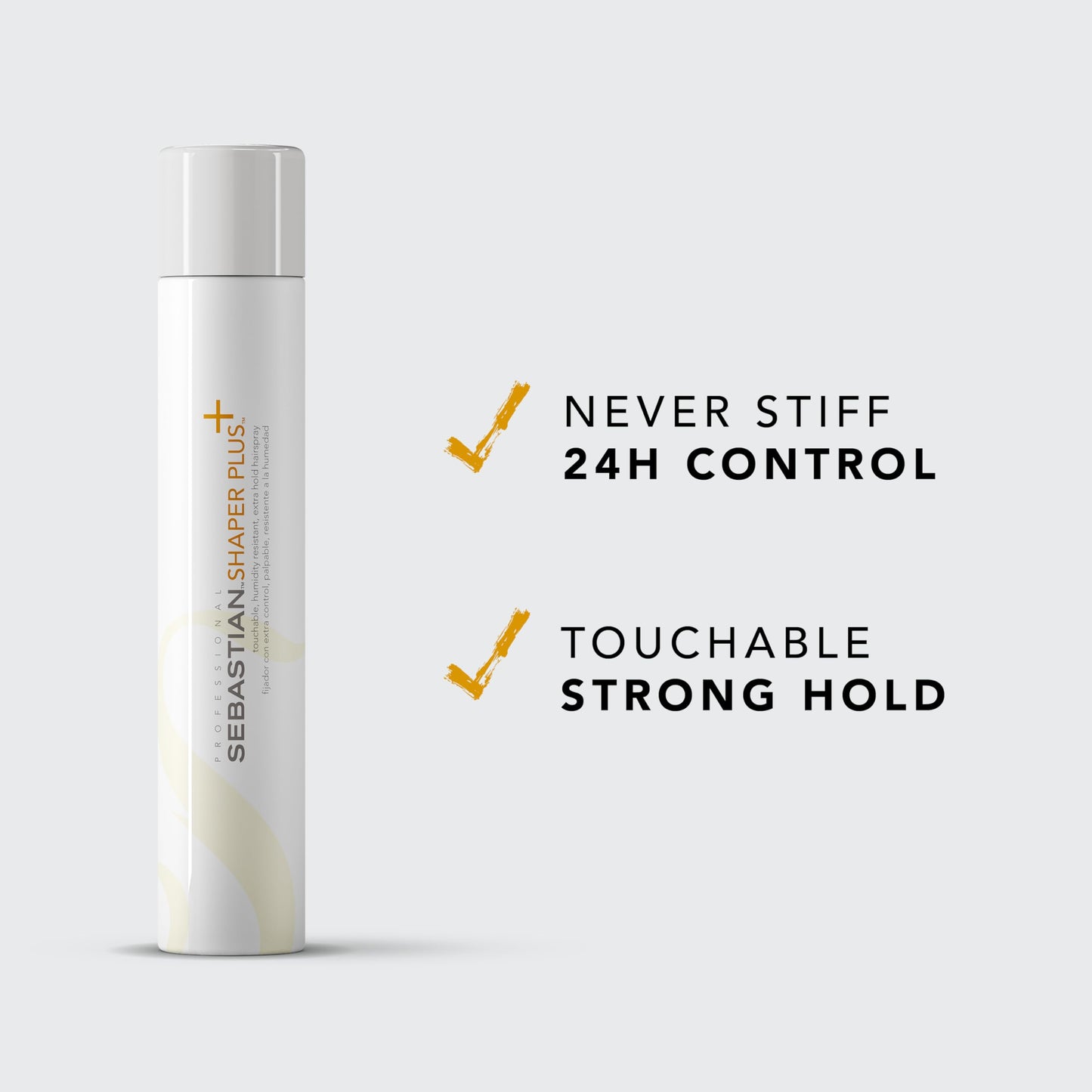 Sebastian Professional Shaper Plus Hairspray, 50% VOC | Humidity Resistant, Extra Hold | 10.6 oz