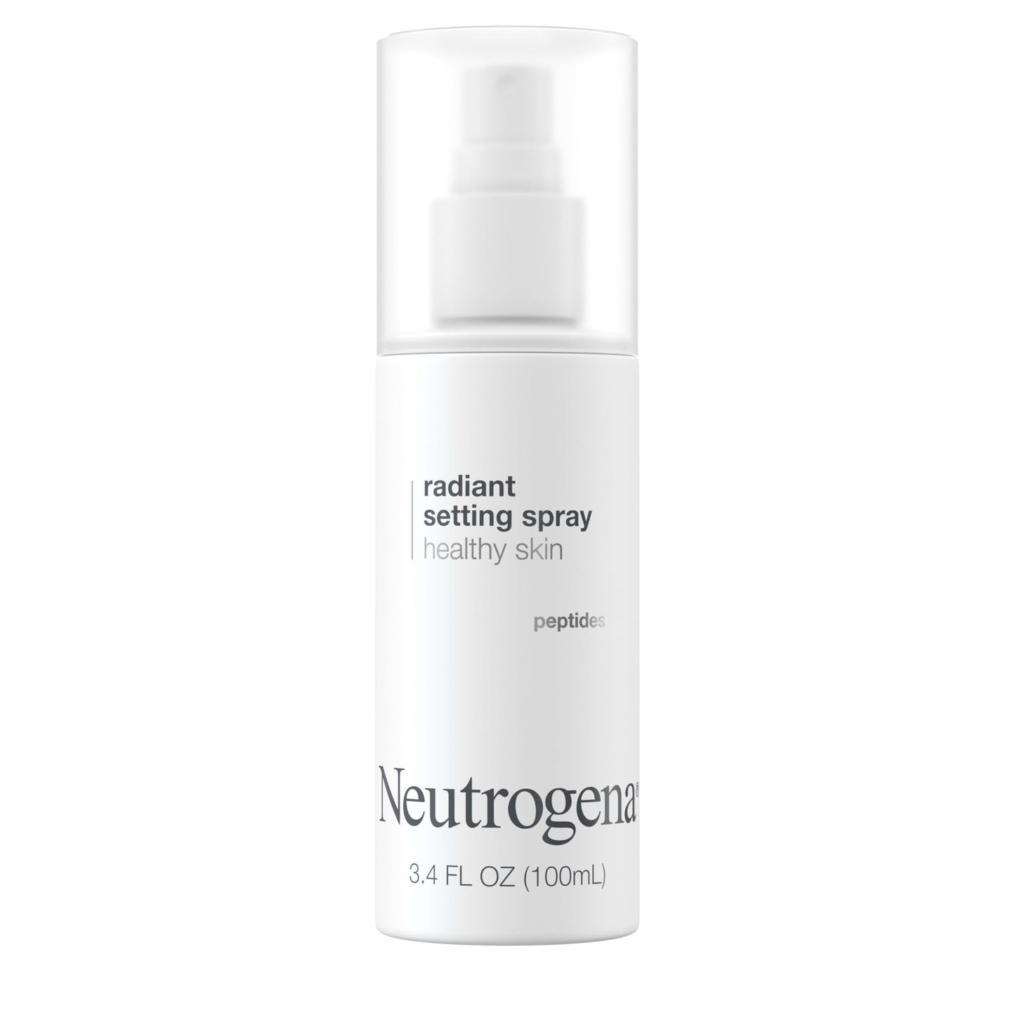 Neutrogena Healthy Skin Radiant Setting Spray – Long-Lasting Hydrating Face Mist with Antioxidants & Peptides, 3.4 fl. oz