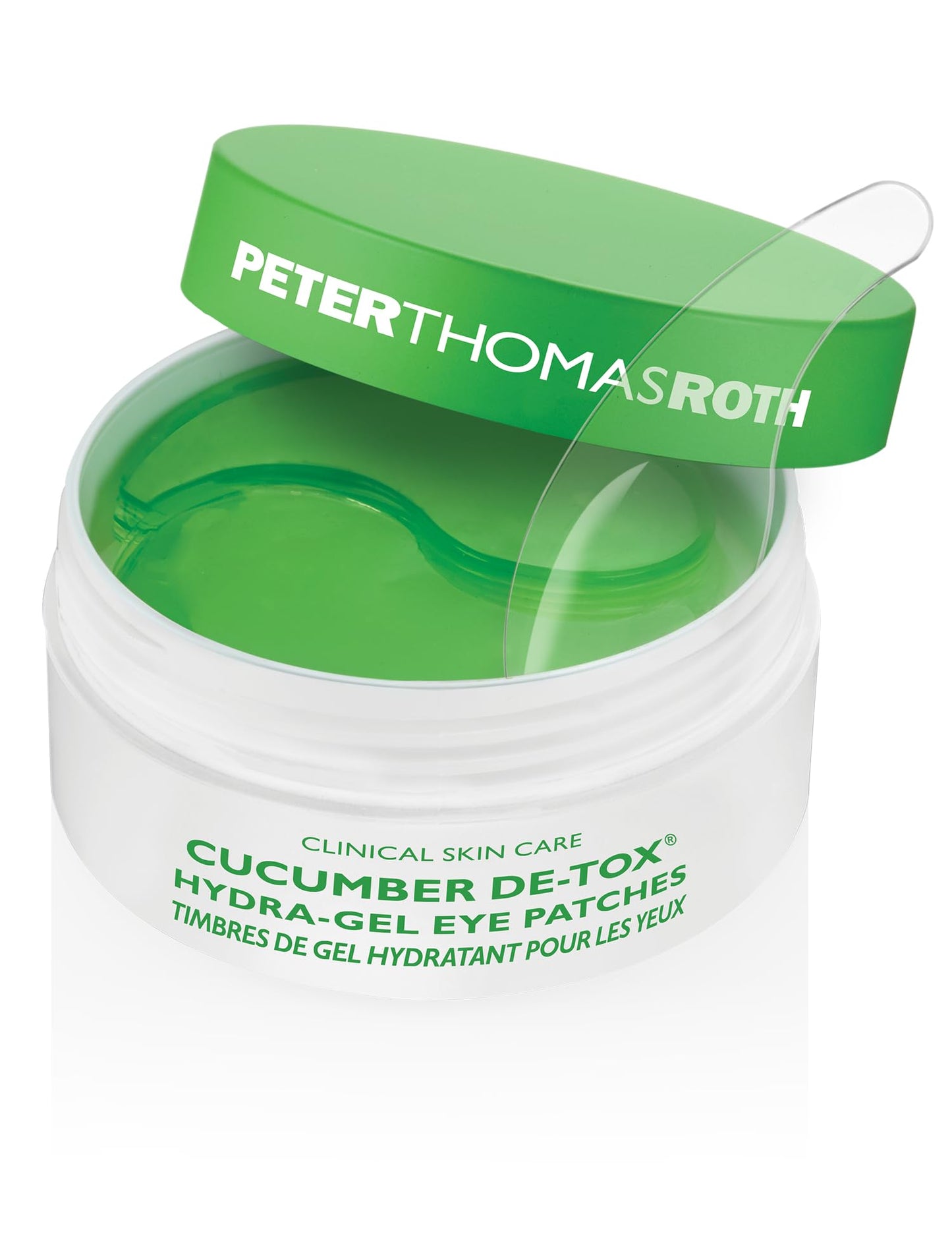 Peter Thomas Roth | Cucumber De-Tox Hydra-Gel | Soothing Under-Eye Patches for Puffiness, Dark Circles, Fine Lines and Wrinkles, 60 Count (Pack of 1)