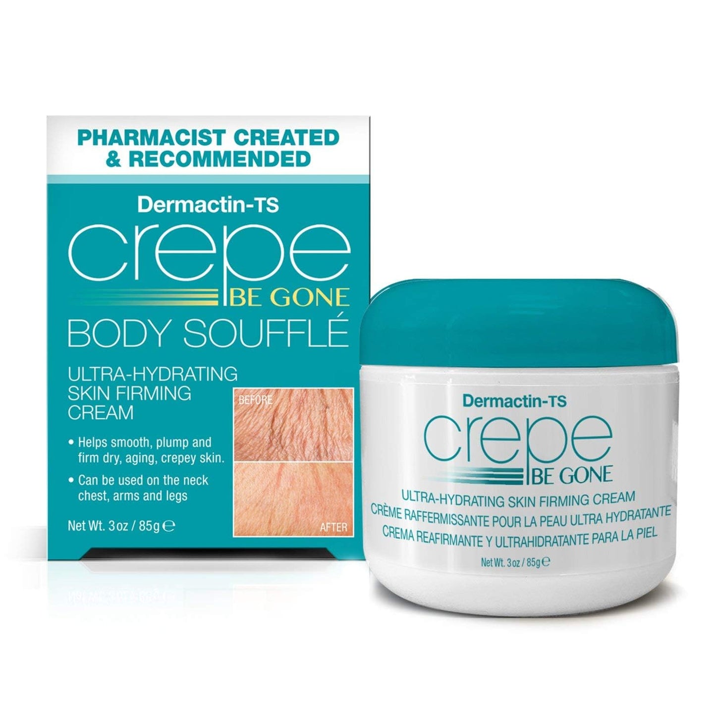 Dermactin-TS Crepe Be Gone Body Souffle 3 ounce (2-Pack)