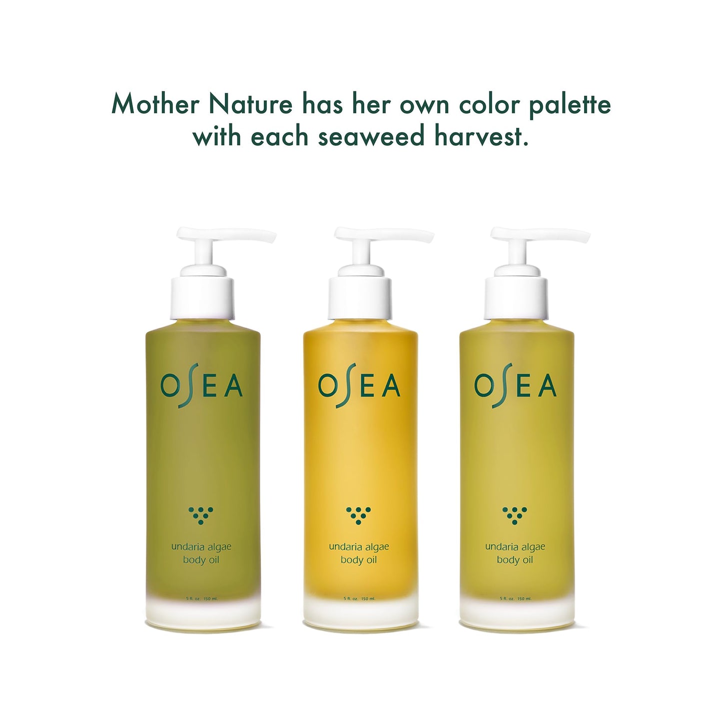 OSEA Undaria Algae Body Oil 5oz – Fast Absorbing, Non-Greasy After Shower Body Serum & Moisturizer – Clean, Vegan Seaweed Skincare for Dry Skin