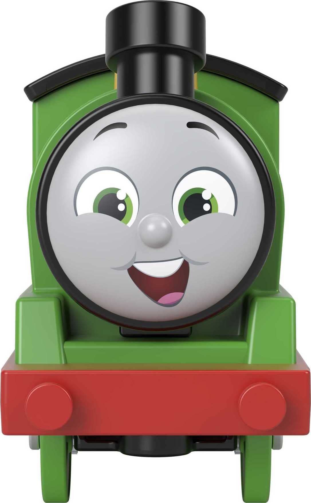 Thomas & Friends Motorized Toy Train Percy Battery-Powered Engine with Tender for Pretend Play Preschool Kids Ages 3+ Years