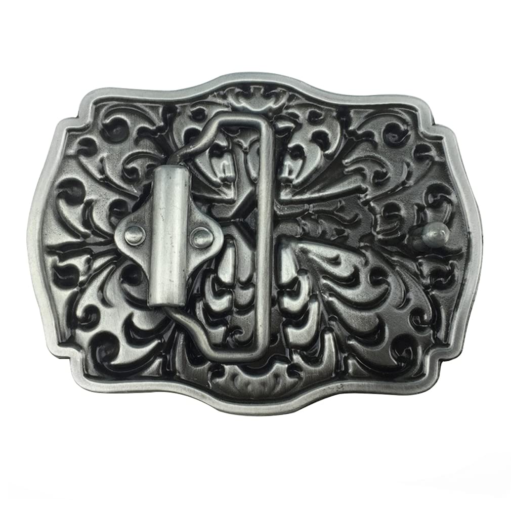 DT Vintage Cross Belt Buckle,Western Cowboy/cowgirl,Birthday,Christmas Day, Father's Day Gifts (red)