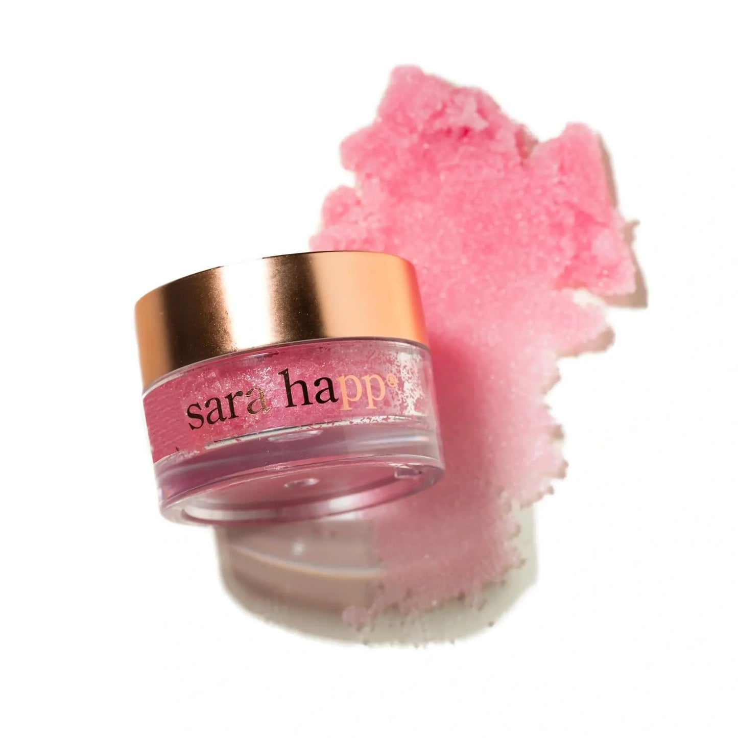 Sara Happ Pink Grapefruit Lip Scrub – Exfoliate & Revitalize Dry Lips with Vitamin E, Jojoba & Grape Oils, Vegan, 0.5 oz