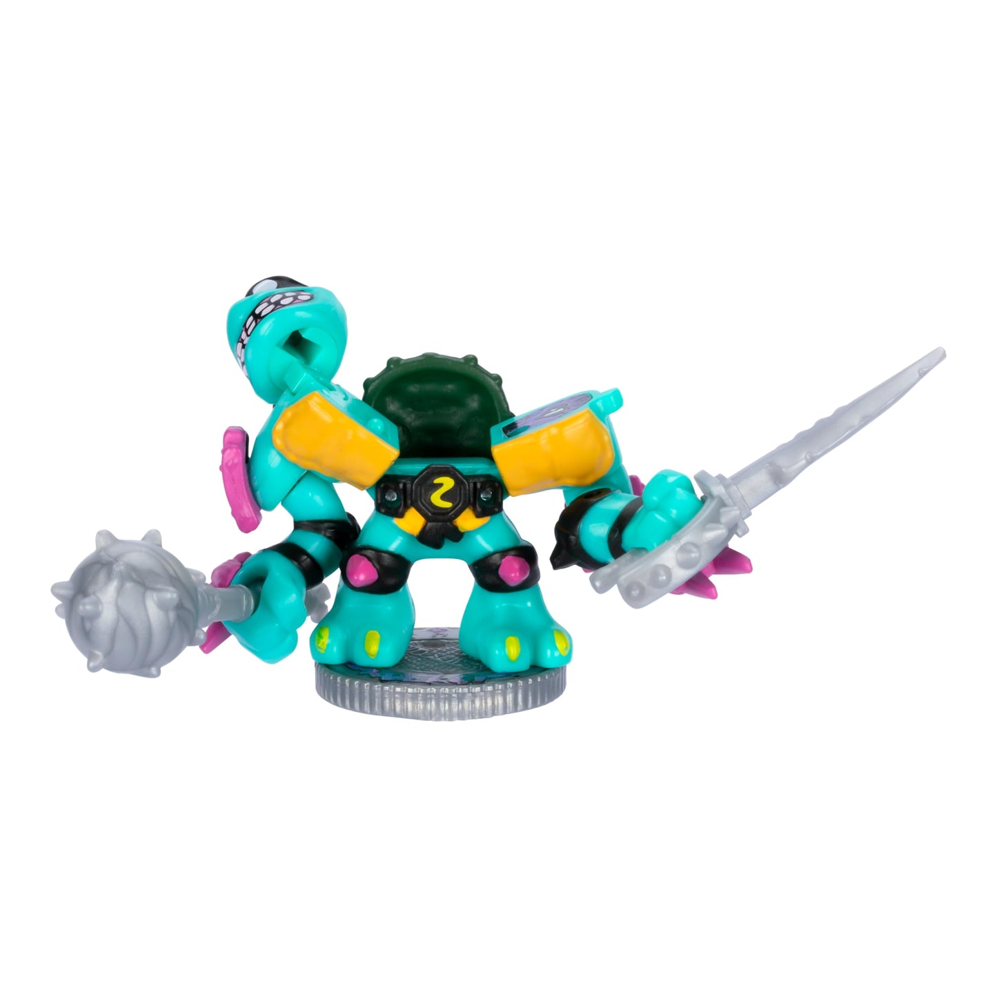 Legends of Akedo TMNT Versus Pack - Donnie vs Slash Mini Battling Figures with 2 Exclusive Battle Controllers, Ready Fight Split Strike