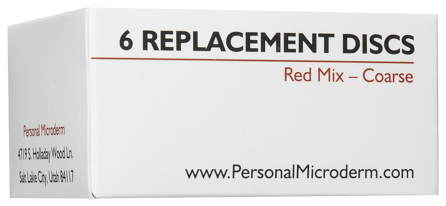 PMD Personal Microderm Replacement Discs - Includes 6 Discs and 1 Filter - For Use With Classic, Plus, Pro, Man, and Elite