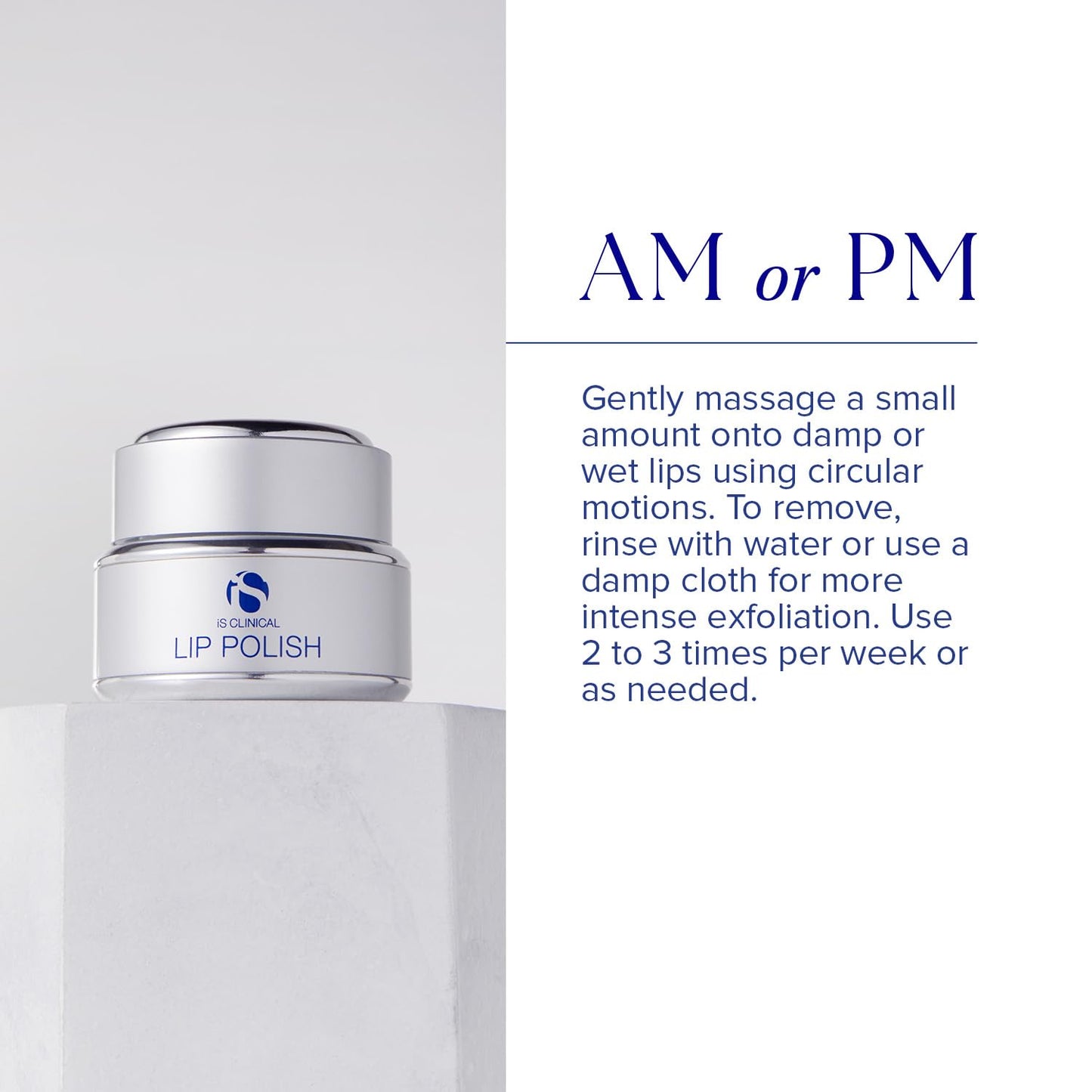 iS CLINICAL Lip Polish, Gentle Lip Scrub; Lip Exfoliator