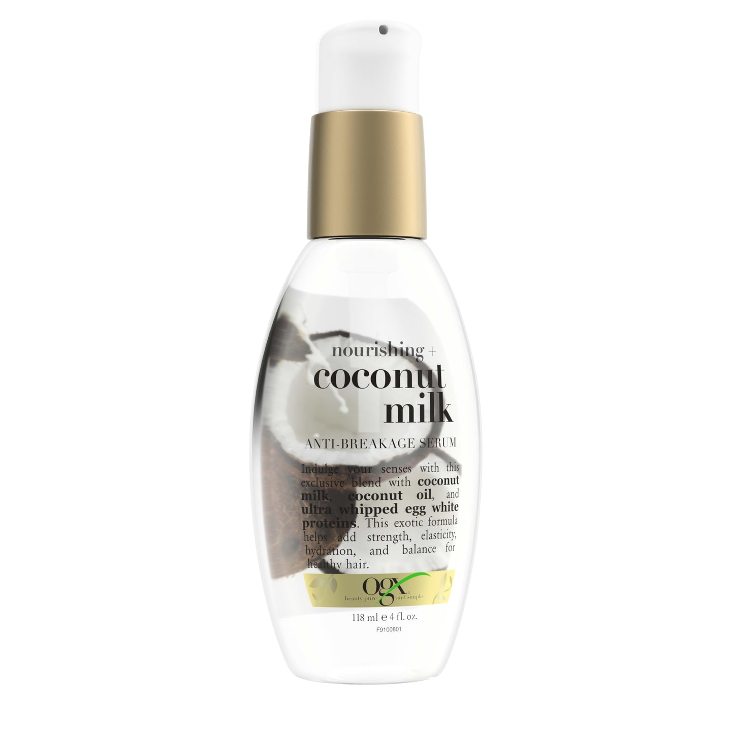 OGX Nourishing + Coconut Milk Anti-Breakage Serum, 4 Fl Oz