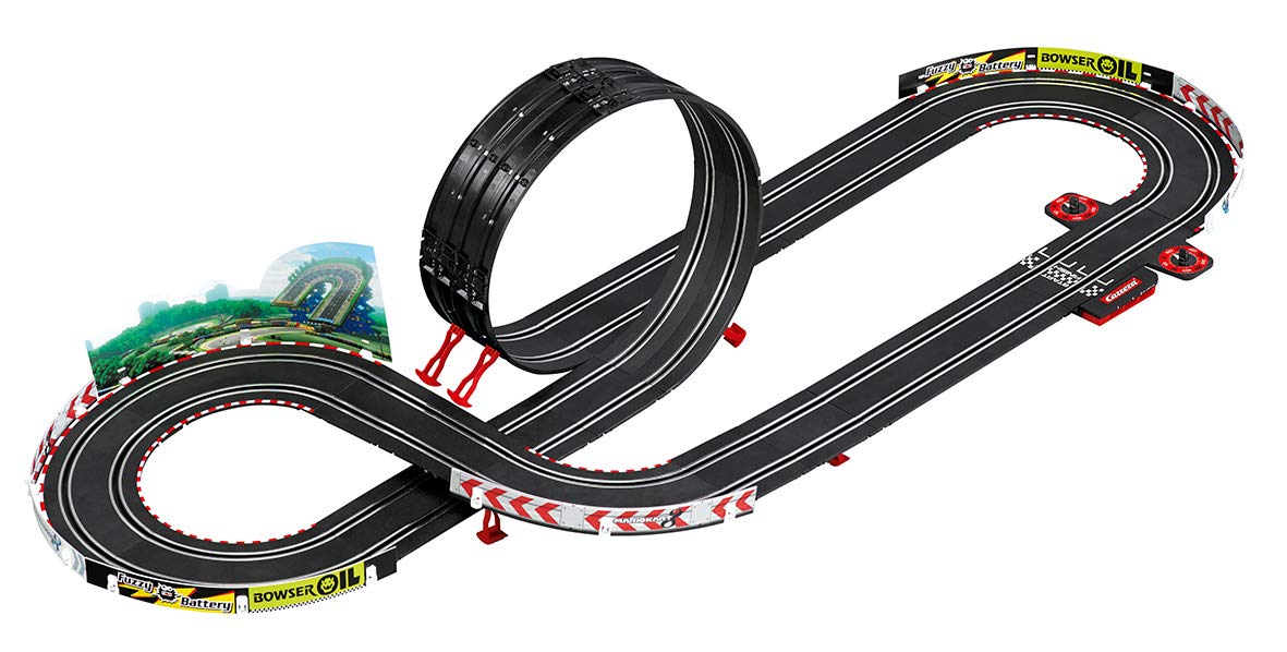 Carrera GO Electric Powered Slot Car Racing Kids Toy Race Track Set 1:43 Scale, Mario Kart