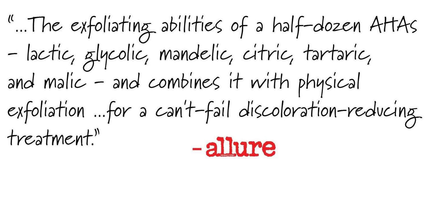 Mad Hippie MicroDermabrasion Facial - Exfoliating Face Scrub with Glycolic Acid, Mandelic Acid, AHA Complex & Hyaluronic Acid, 2.1 Fl Oz