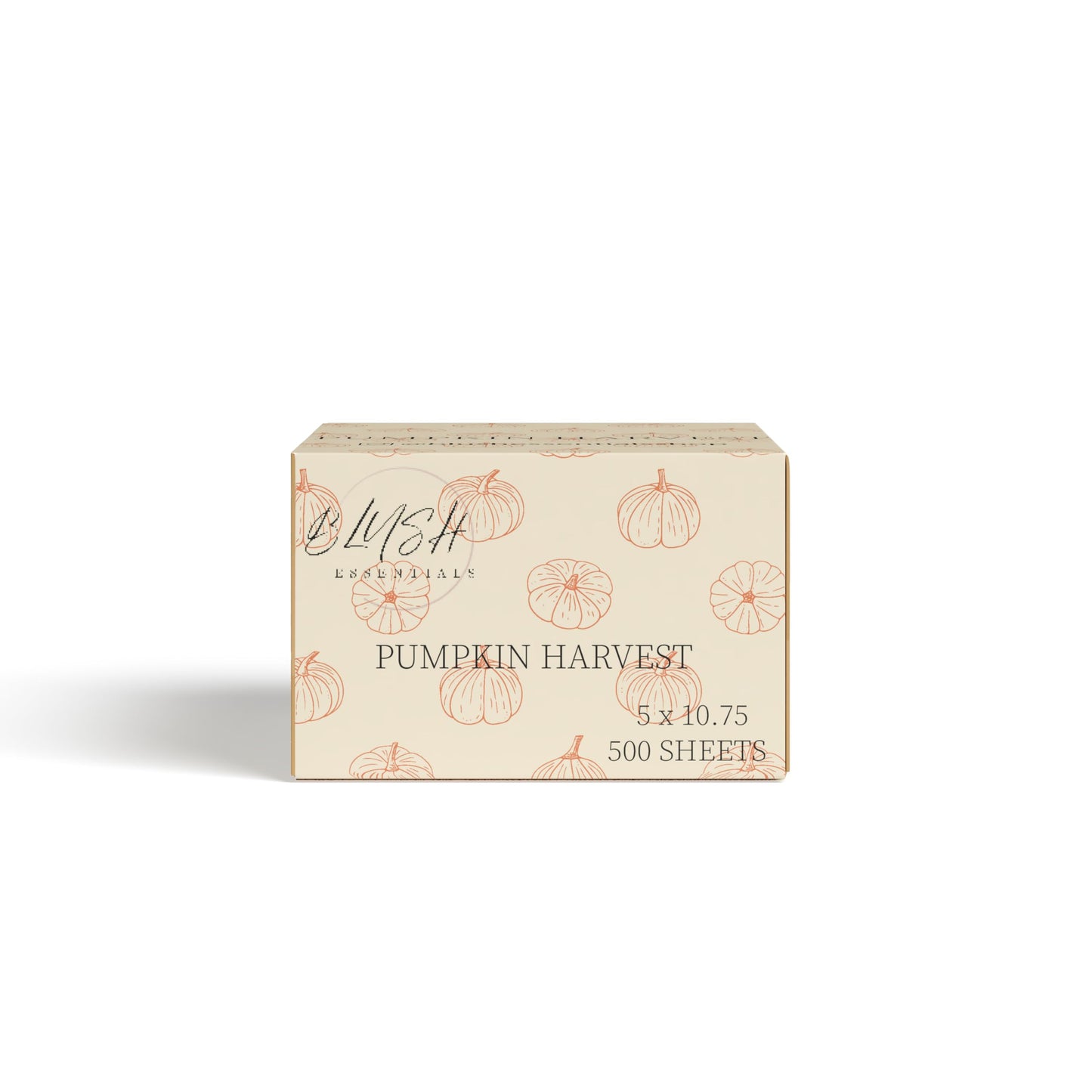 Blush Essential Pop-Up Hair Foil Sheets for Highlighting – Cute Pumpkin Harvest Design, 5x10.75 Inch, 500 Count, Aluminum Foils for Stylists