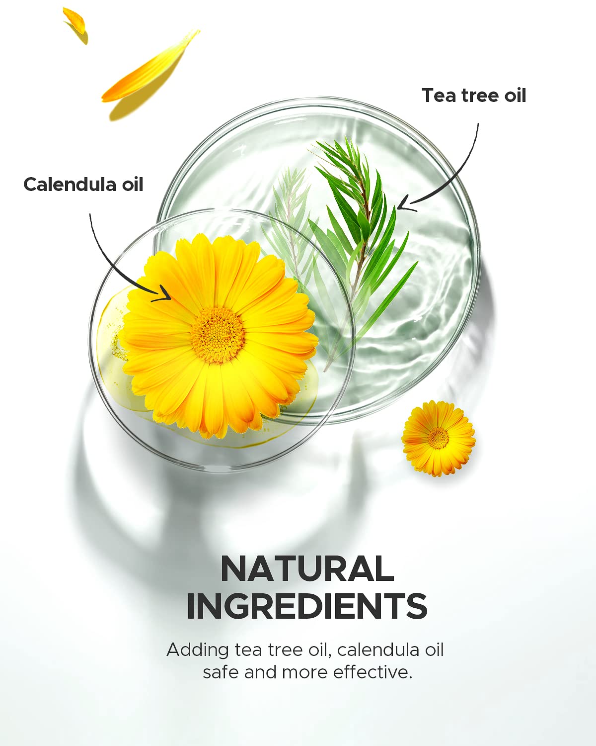 ZATKTK Acne Pimple Patch - 180 Hydrocolloid Spot Patches, 4 Sizes, Tea Tree & Calendula Oil, Invisible Acne Treatment for Face, FSA Eligible