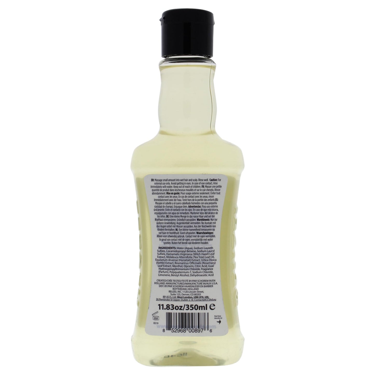 Reuzel 3-In-1 Tea Tree Shampoo, Cleanses Hair and Body, 11.83 oz