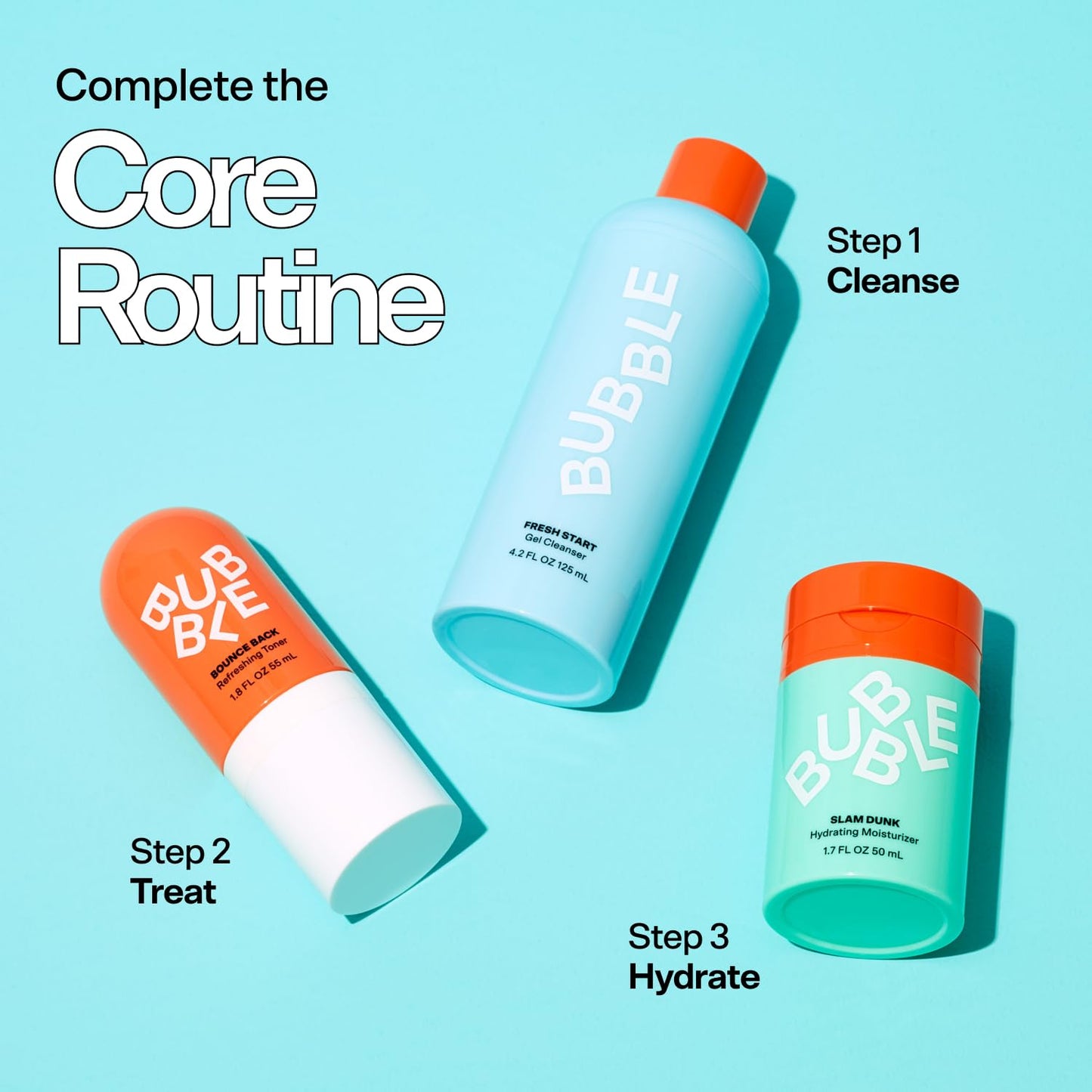 Bubble Skincare Bounce Back Hydrating Toner Spray – Niacinamide & Willow Bark, Pore-Minimizing, Balancing, Mattifying, 55ml