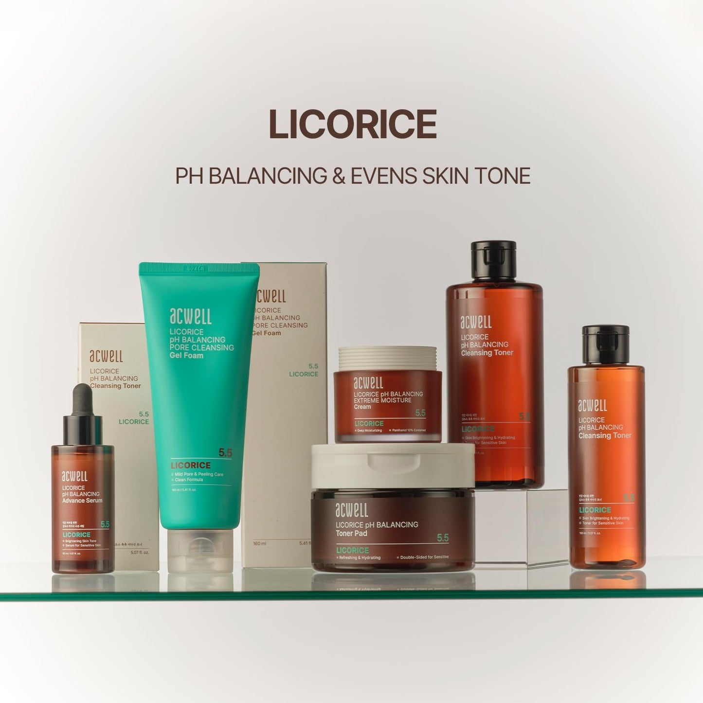 ACWELL Licorice pH Balancing Cleansing Toner 5.1oz – Hydrating, Makeup Removing, Reduces Acne, Dark Spots & Pigmentation