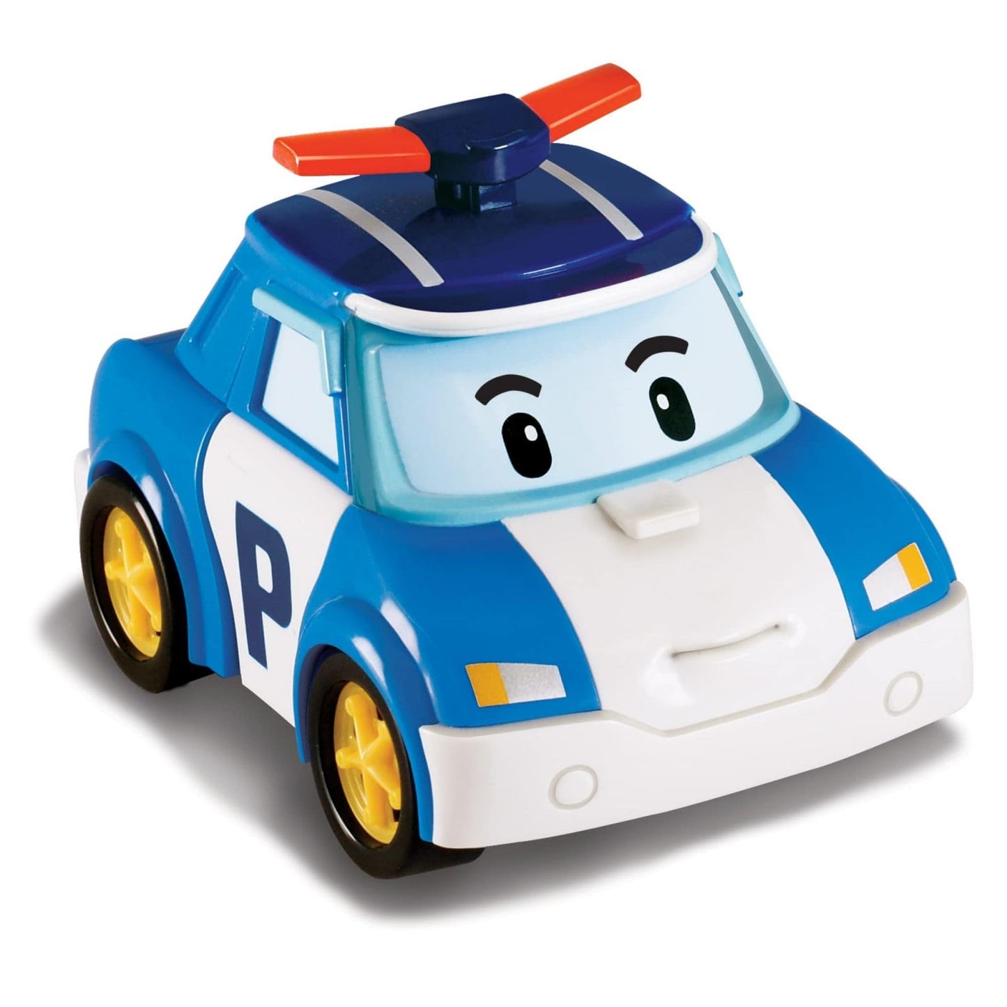 Robocar Poli 4" Transforming Robot – Poli Police Car Toy, STEM Role Play Vehicle for Kids 3+, Birthday & Holiday Gift