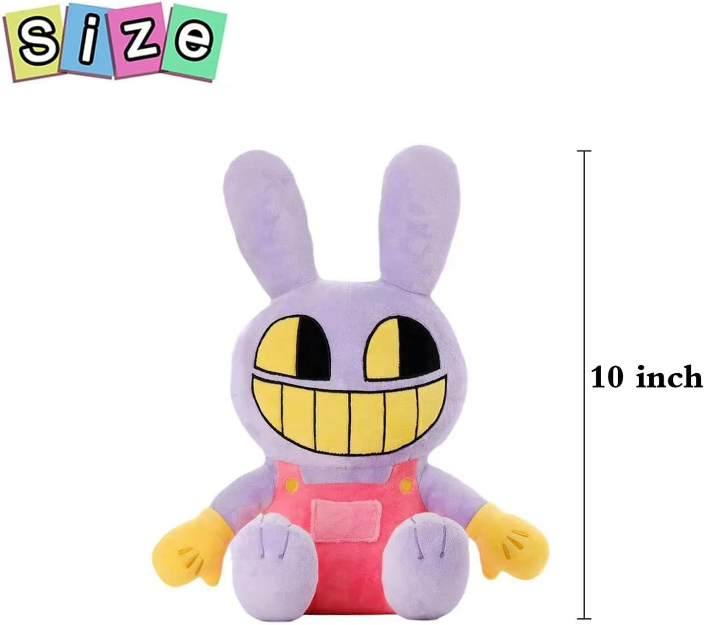 SAJISP Amazing Digital Circus Jax Plush 10" – Cute Stuffed Toy Doll Gift for Kids & Adults, Perfect for Birthday, Halloween & Christmas