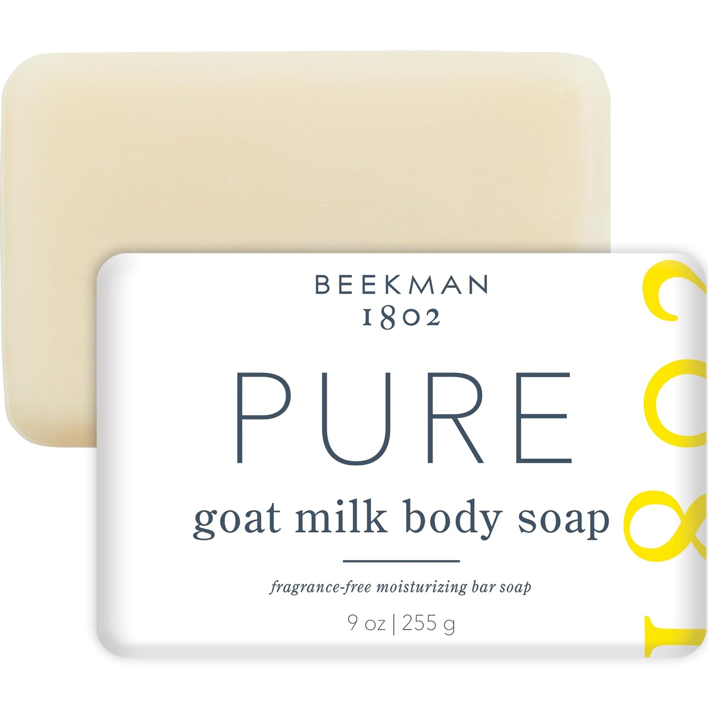Beekman 1802 Goat Milk Soap Bar 9oz – Moisturizing & Exfoliating with Botanical Oils & Shea Butter, Nourishing, Cruelty-Free Skincare