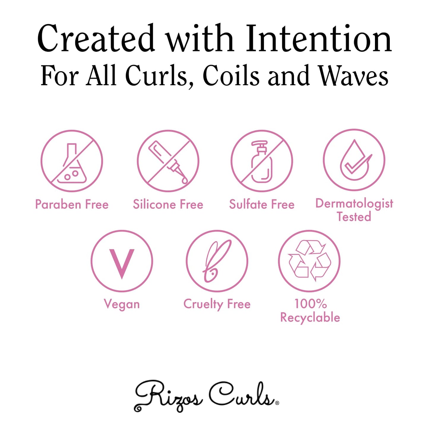 Rizos Curls Refresh & Detangle Spray – Leave-In with Coconut Oil – Hydrates, Nourishes & Controls Frizz for 2A–4C Hair – Adds Shine, Vegan & Cruelty-Free