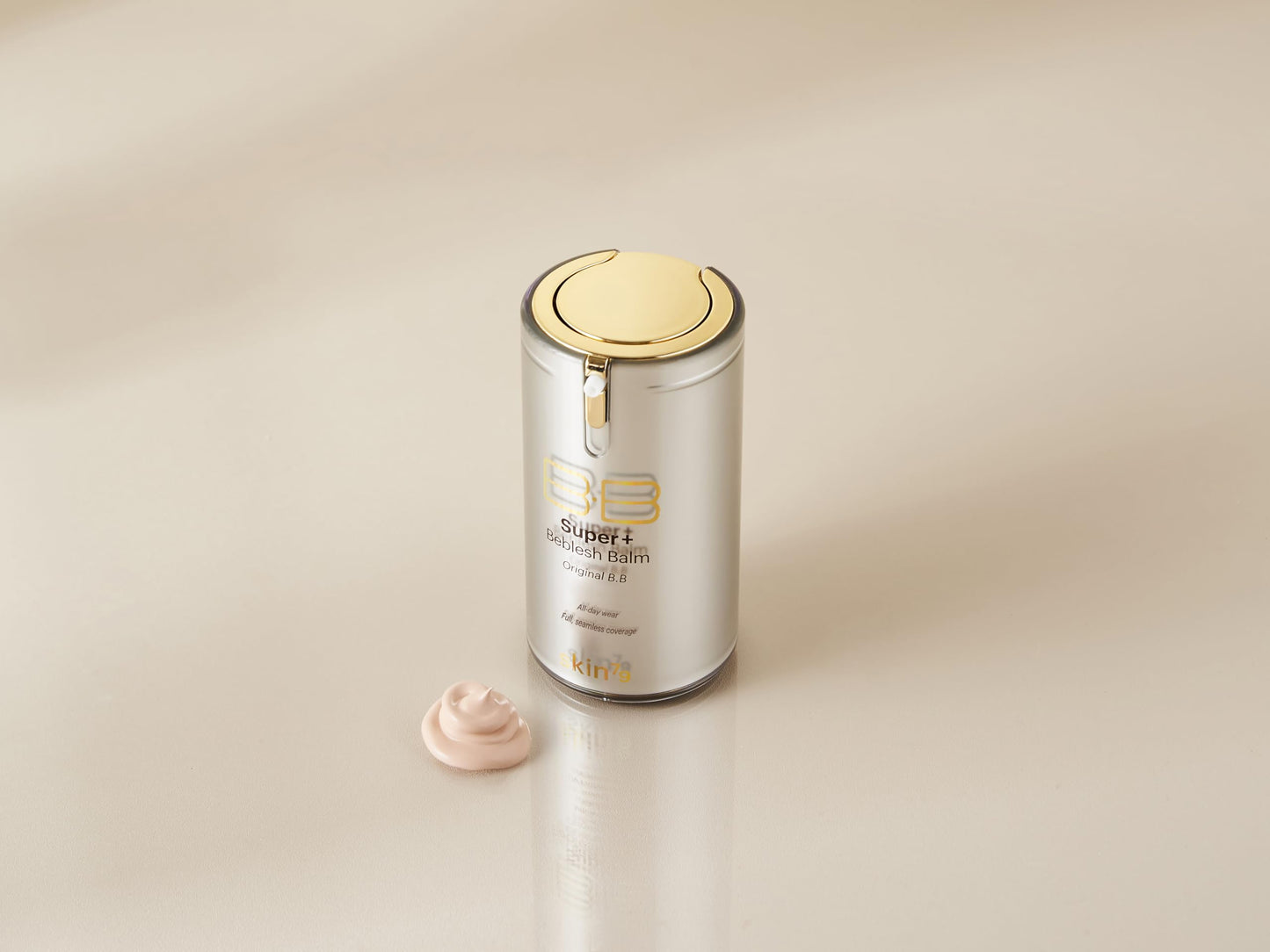 SKIN79 Gold BB Super Plus Beblesh Balm 40g – K-Beauty Flawless Radiant Base, Blemish Cover, Tinted Moisturizer, US Exclusive, Natural 21